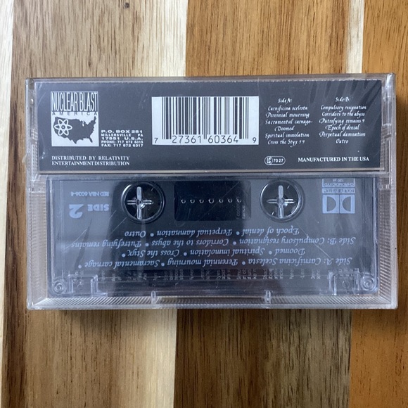 SINISTER - Cross The Styx 1992 Cassette ( Collectible) Nuclear Blast America - Picture 2 of 6
